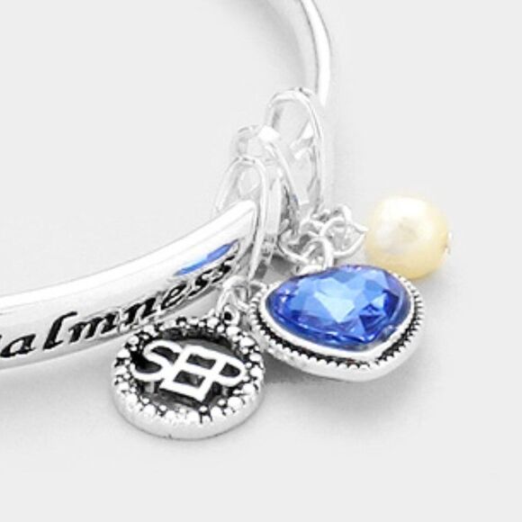 September Birthstone "Wisdom & Calmness" Bracelet - Picture 4 of 6